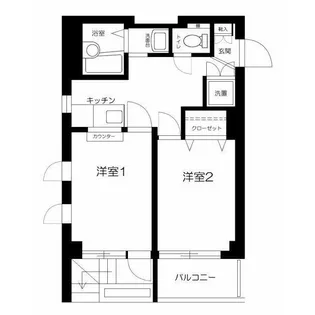 ロングアイランドガーデン【1階】の間取り