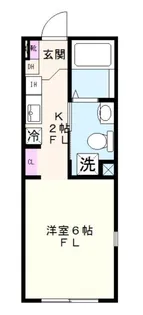 チャルテ馬込【4階】の間取り
