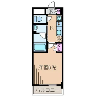 ハーモニーレジデンス武蔵小杉【3階】の間取り