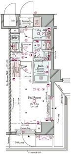 コンシェリア横濱 <SHINKOYASU>【11階】の間取り