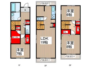 埼玉県さいたま市南区大字大谷口【一戸建】の間取り
