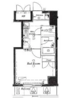 ヴィーダ♯017【2階】の間取り