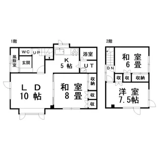 北海道釧路市興津2【一戸建】の間取り