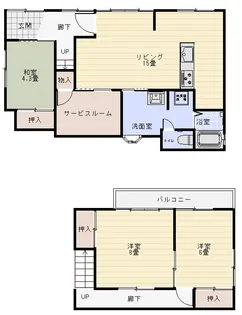 群馬県伊勢崎市田部井町1【一戸建】の間取り