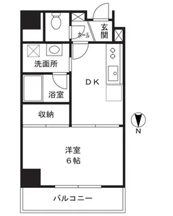 ユーコート川崎【3階】の間取り