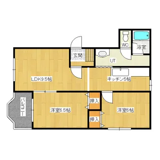 ピュアライフ南仲町【1階】の間取り