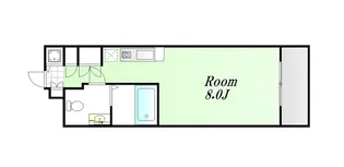 エスリード御堂筋梅田【7階】の間取り