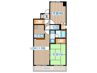 コンフォ-ト泉【3階】の間取り