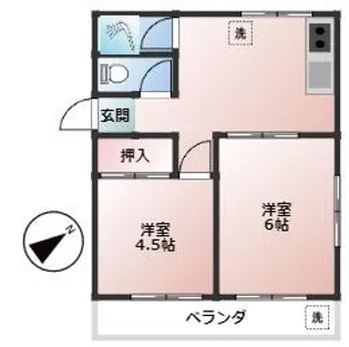 東京都江東区亀戸4【マンション】の間取り