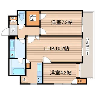 RamsesA仙台駅前ターミナル【9階】の間取り