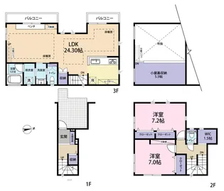 Growth A【3階】の間取り