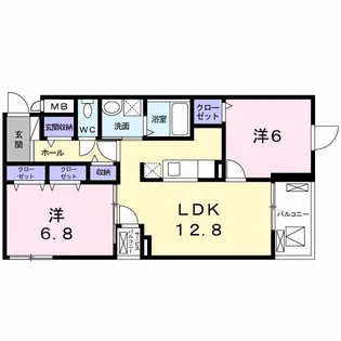 RiverPlaza【3階】の間取り