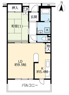 URプラザシティ新所沢けやき通り第二【4階】の間取り