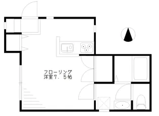 ハイツM【1階】の間取り