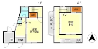 焼山ひばりヶ丘町17番アパートの間取り