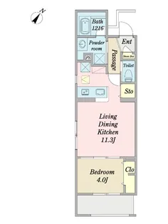 プロシード行徳駅前2【3階】の間取り