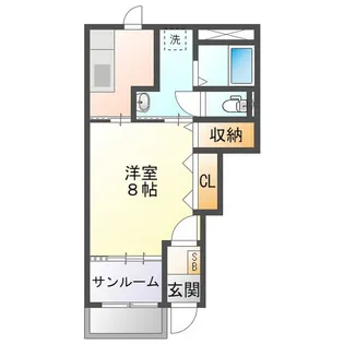 コート あん【1階】の間取り