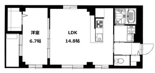 b’CASA Ikeda【5階】の間取り