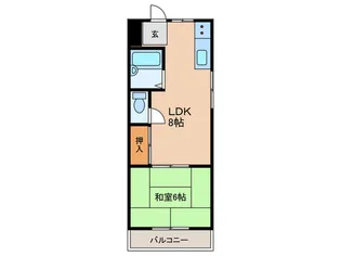 サンハイムいずみ【2階】の間取り