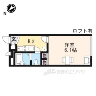 レオパレス甲賀駅前1【2階】の間取り