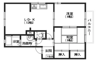 フローラル梅林A【2階】の間取り