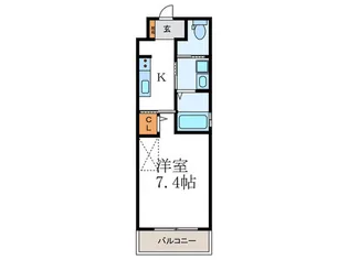 ドムール西院寿【3階】の間取り