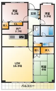 フルセイル権太坂【2階】の間取り