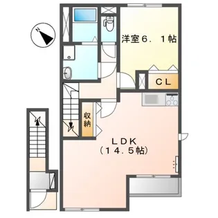 フィオーレ寺本【2階】の間取り