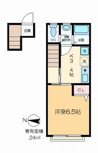 パインヒル5【2階】の間取り