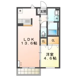 シャーメゾン・ポプラ【2階】の間取り
