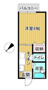 サンハイツF【1階】の間取り