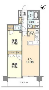 ARK CITY船堀【1階】の間取り