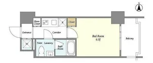 プラシア北千住【6階】の間取り