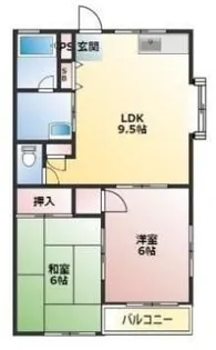 コーポMRC【2階】の間取り