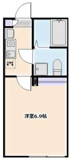 メゾン・ド・デタント【1階】の間取り