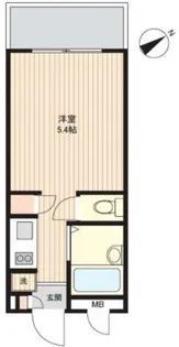 美和プラザ高井戸【3階】の間取り