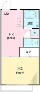 ユーハイツ【1階】の間取り