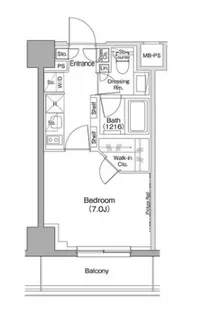 ザ・パークハビオ駒込【3階】の間取り