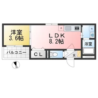 リブラ【1階】の間取り