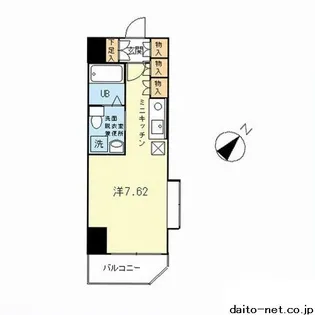 ライフゾーン玉川【4階】の間取り