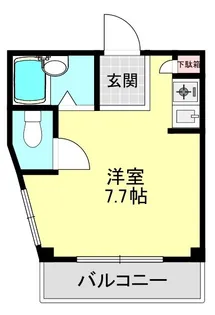 第二リベルテ大倉山【2階】の間取り