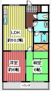 ミナモトマンション 3【3階】の間取り