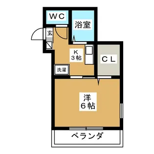 バハイ荻窪【2階】の間取り