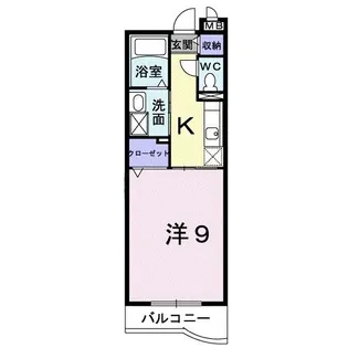 グレンツェントY・N【3階】の間取り