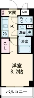 DeLCCS池袋II【1階】の間取り