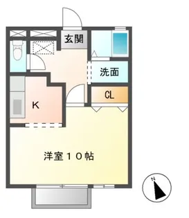 エクレール【1階】の間取り