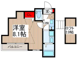 ティアラ三郷【3階】の間取り