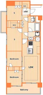 ディームス横濱青木町【8階】の間取り