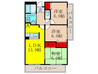ヴィルゴ・アレンダ-ルの間取り
