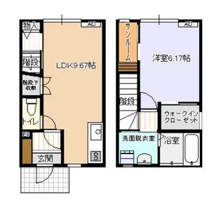 ビオラ野村の間取り
